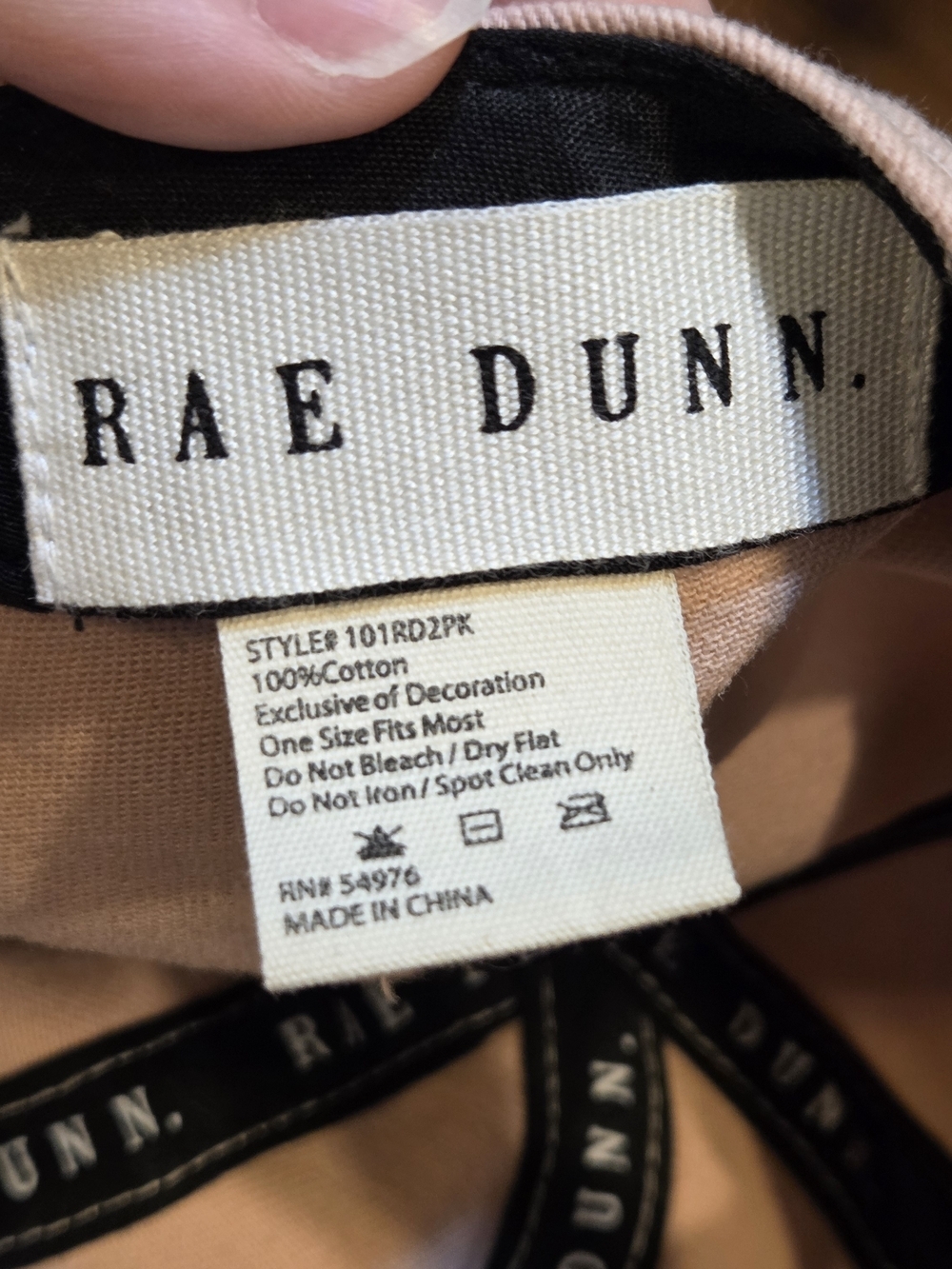 Rae Dunn Mama amd Mini Matching Dusty Pink Baseball Hats Adjustable Preppy Match - Picture 6 of 7